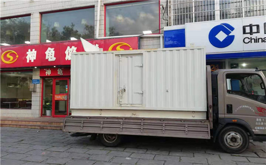 西宁出租发电机施工案例